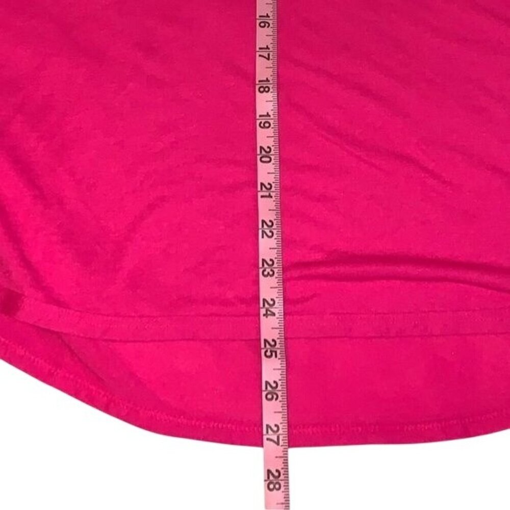 Athletic Works Womens Pink Sleeveless Tank Top L/G 12-14 Lightweight Activewear - Picture 5 of 5